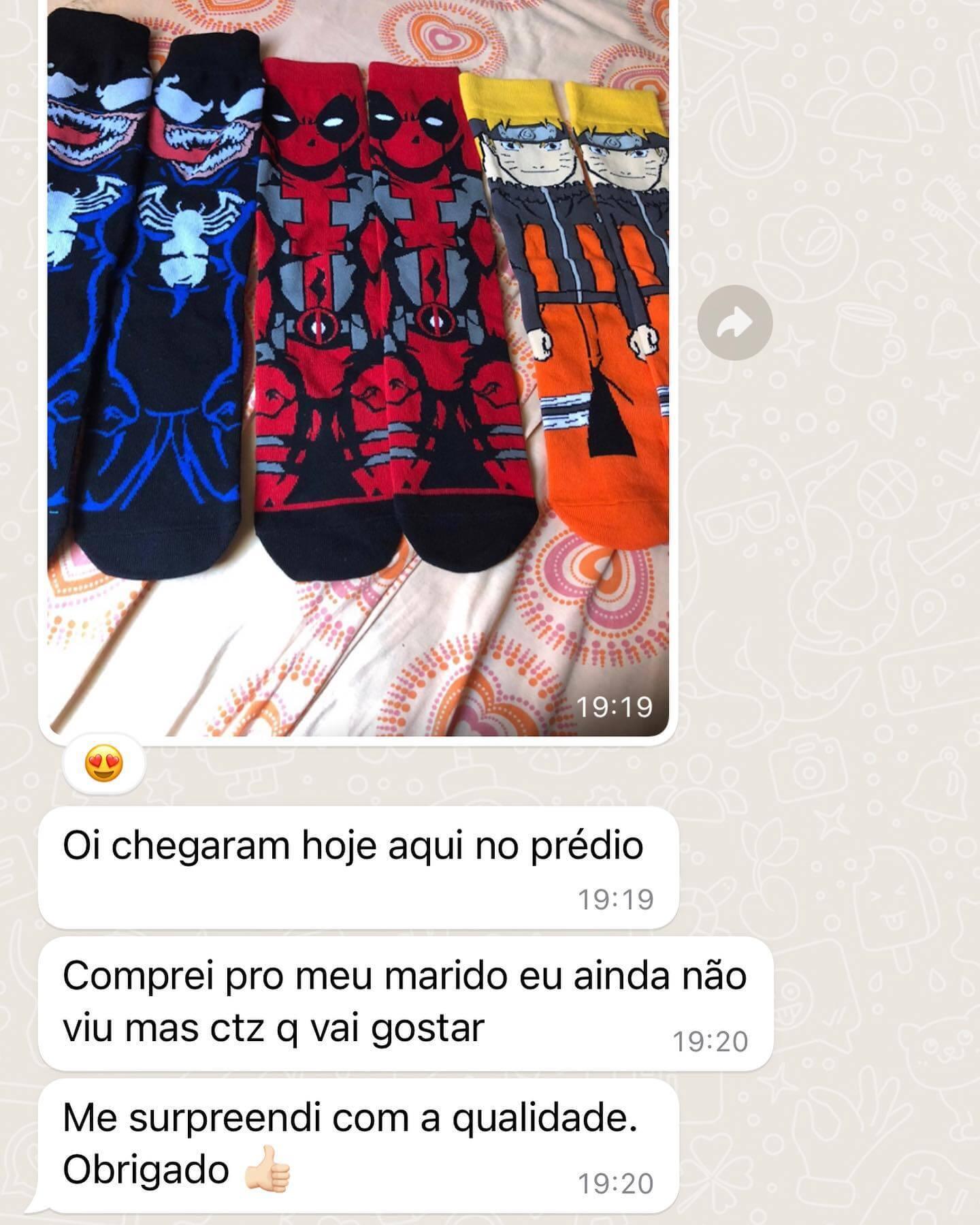 Meias Super Heróis Marvel - Kamaleone