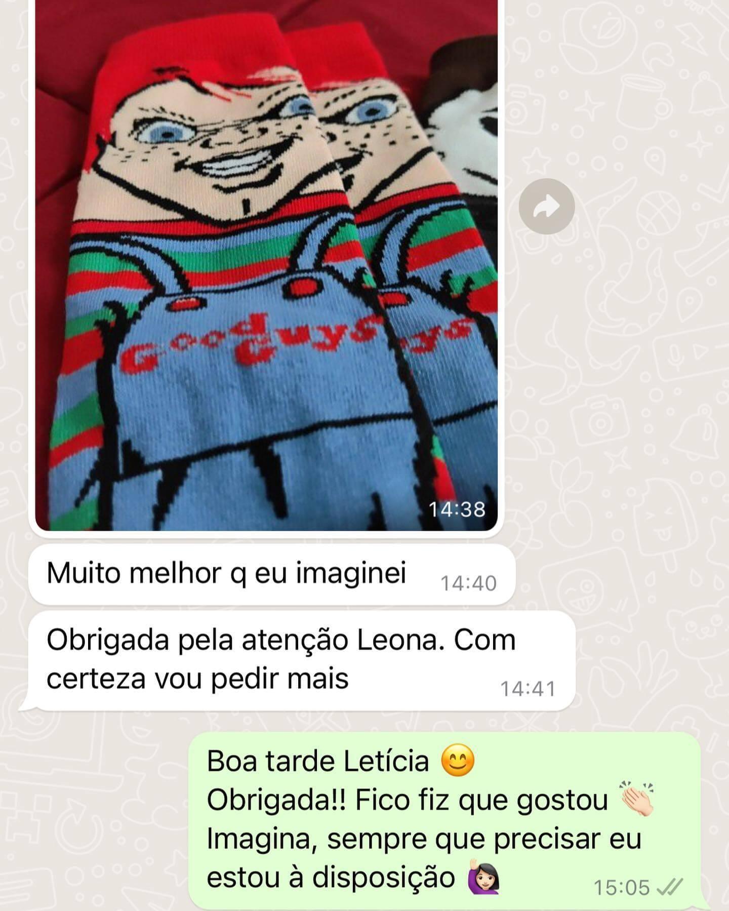 Meias Chucky - Brinquedo Assassino - Kamaleone