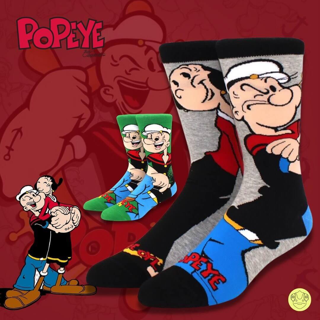 Meias Popeye e Olívia Palito - Kamaleone