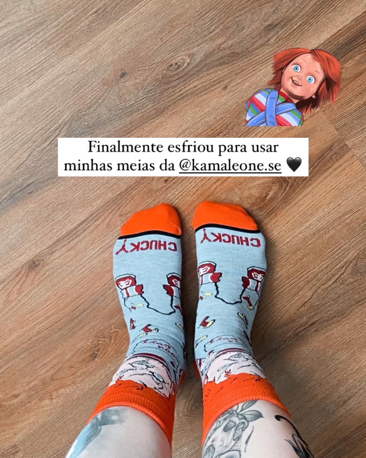 Meias Chucky - Brinquedo Assassino - Kamaleone