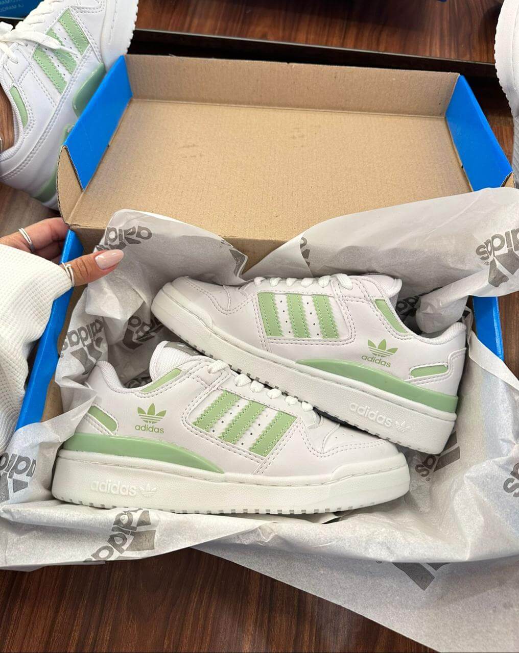 Adidas Forum Low - Branco com Verde