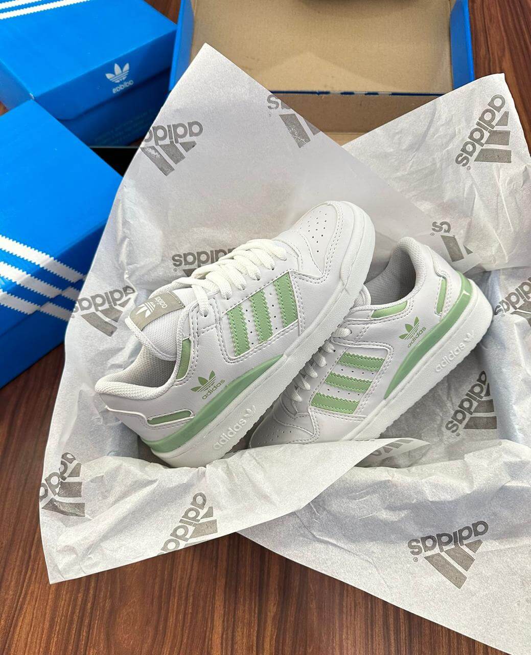 Adidas Forum Low - Branco com Verde