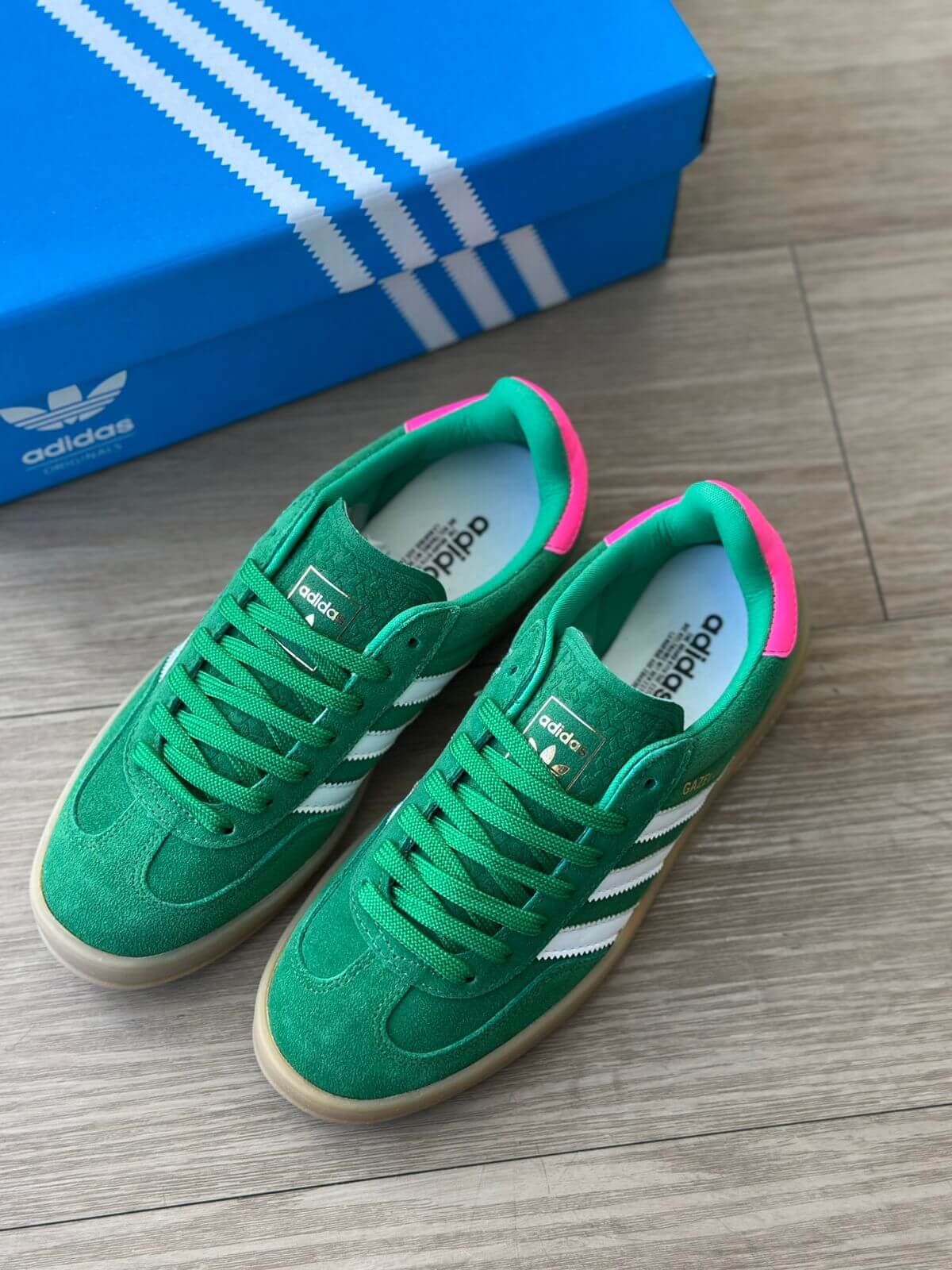 Adidas Gazelle - Verde (Couro Legítimo)