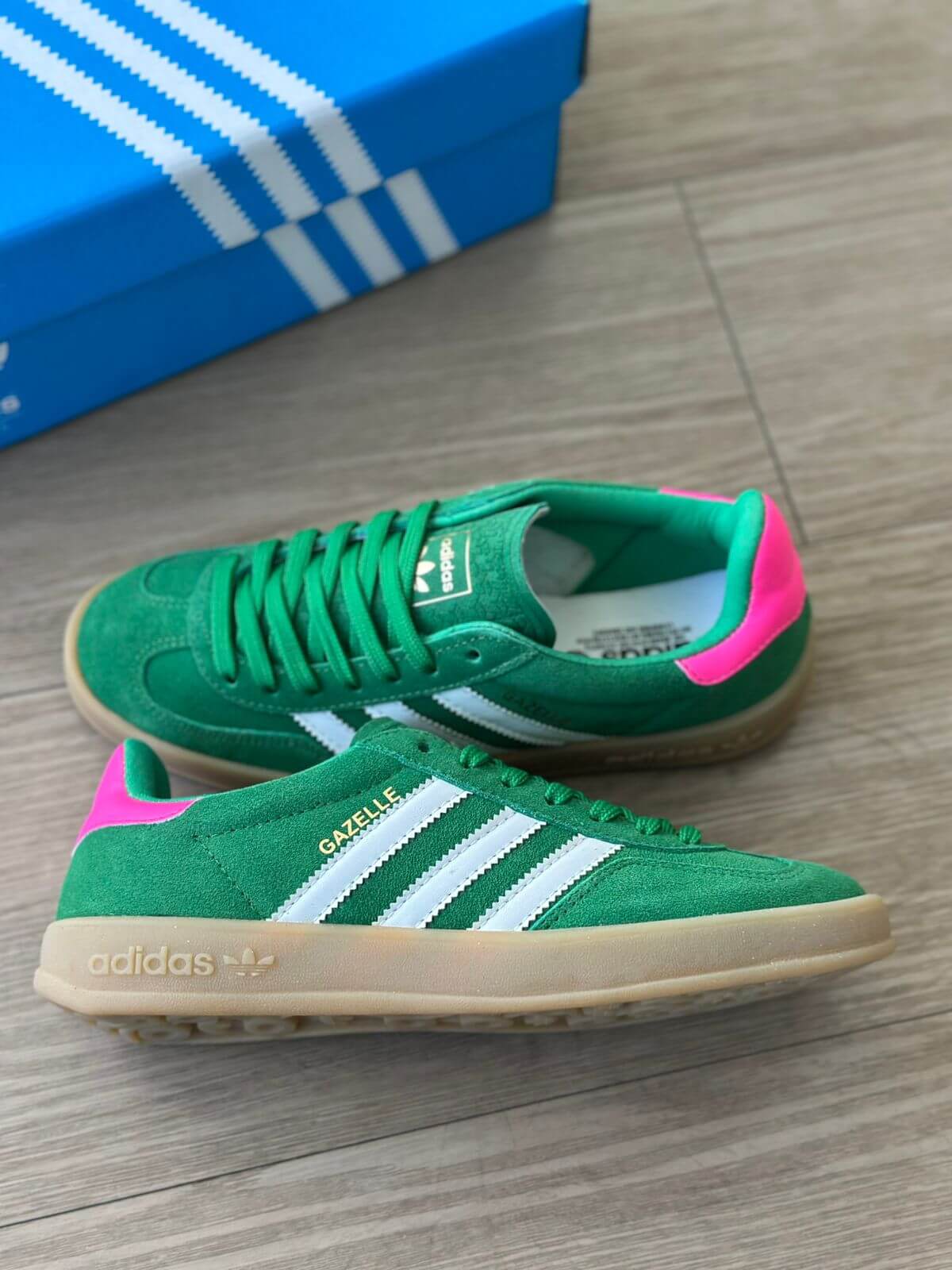 Adidas Gazelle - Verde (Couro Legítimo)