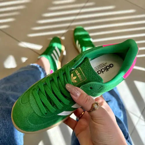 Adidas Gazelle - Verde (Couro Legítimo)