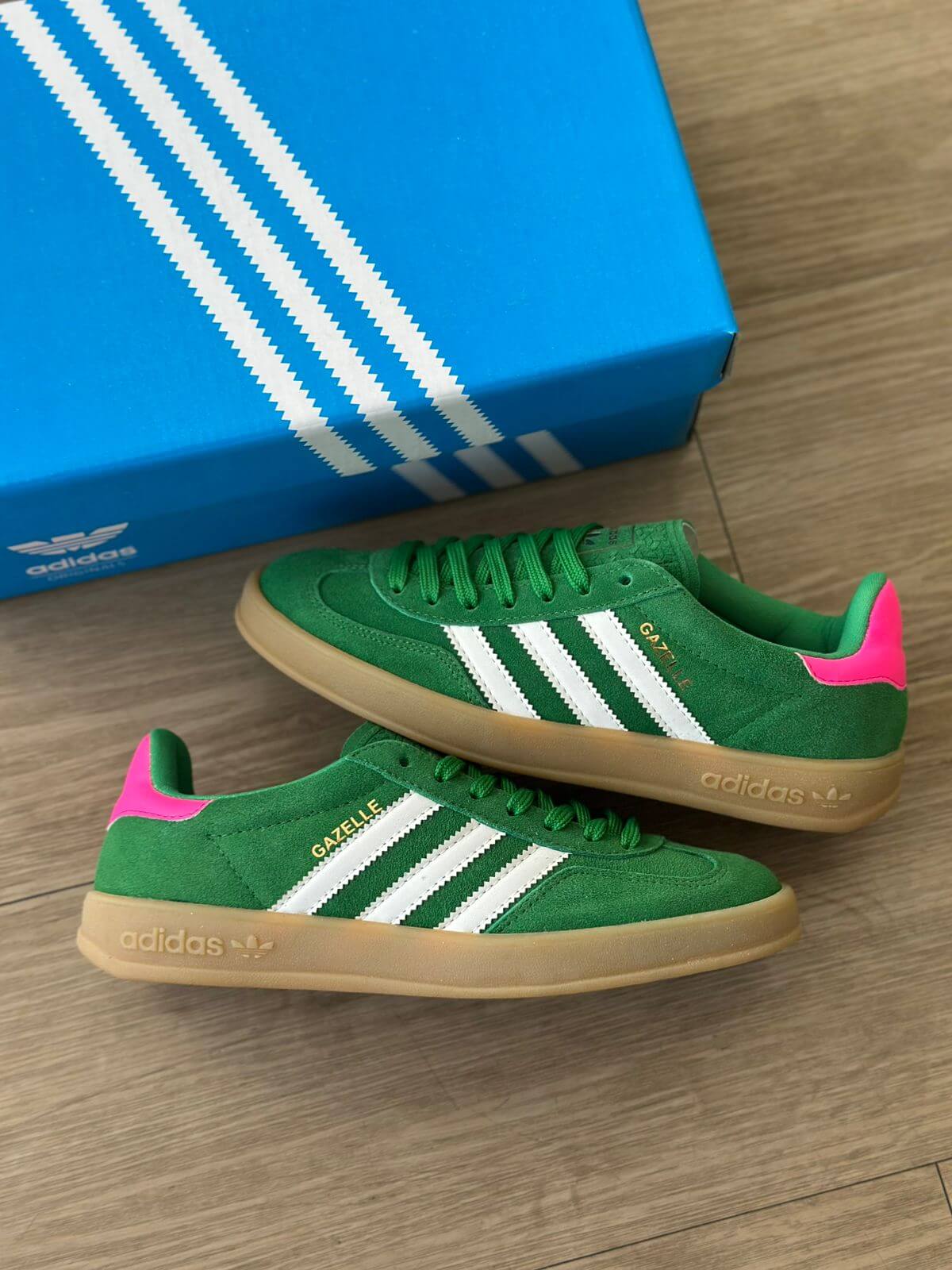 Adidas Gazelle - Verde (Couro Legítimo)