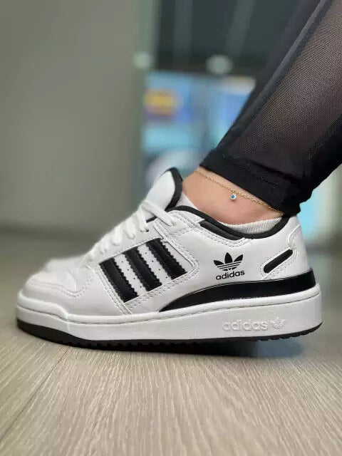 Adidas Forum Low - Branco com Preto